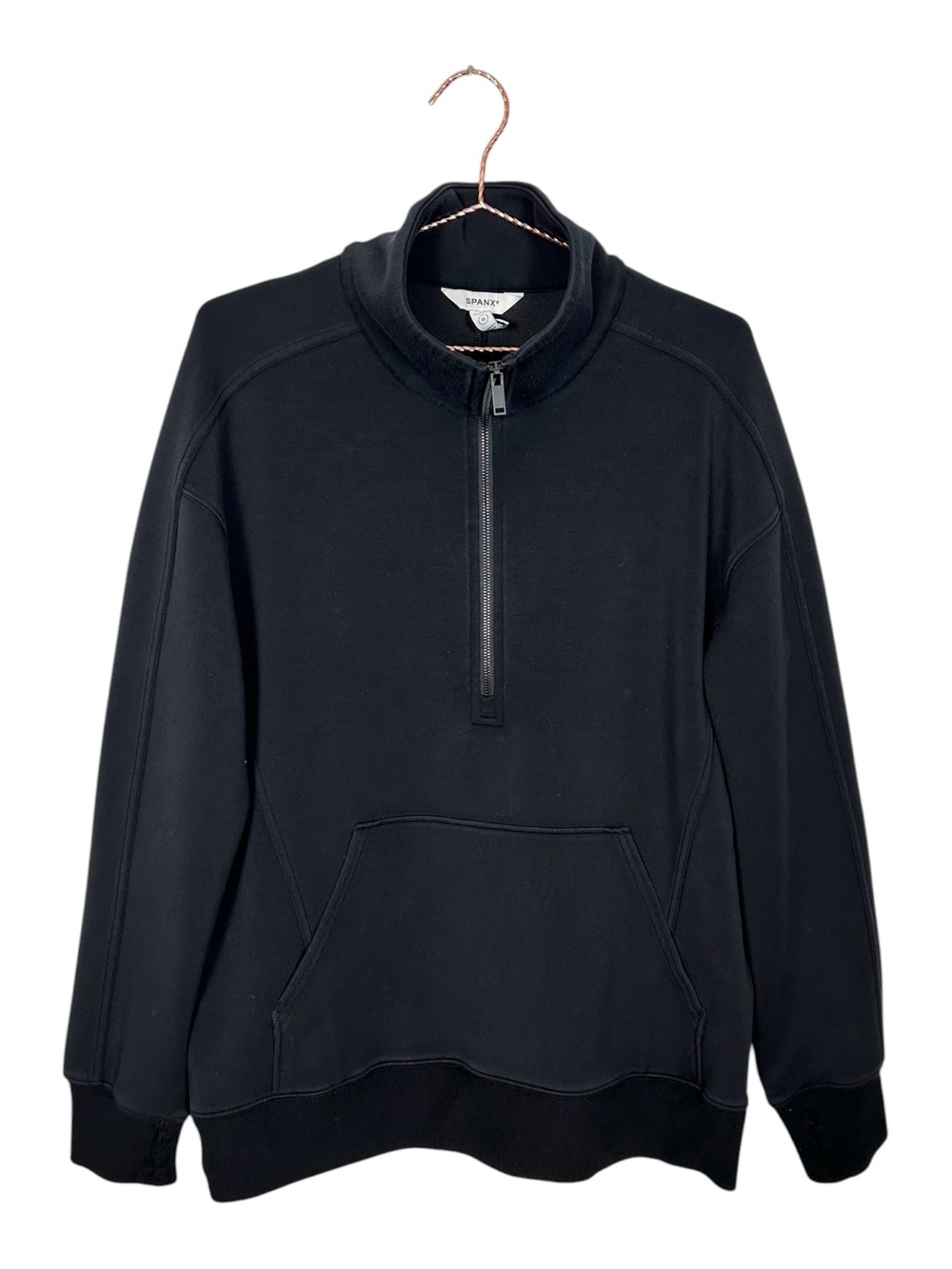 SPANX AirEssentials Half-Zip Pullover Black